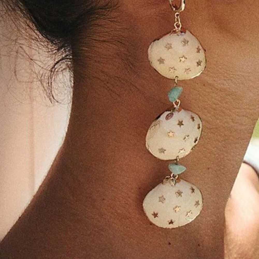 Turquoise Dangle Earrings A1262